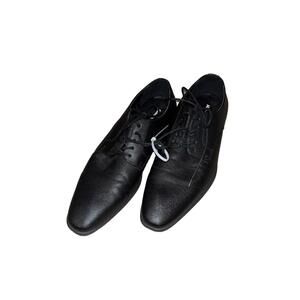 Mens Black Cameron Derby Dress Shoes Size 8M Abound Block Heel New Wedding